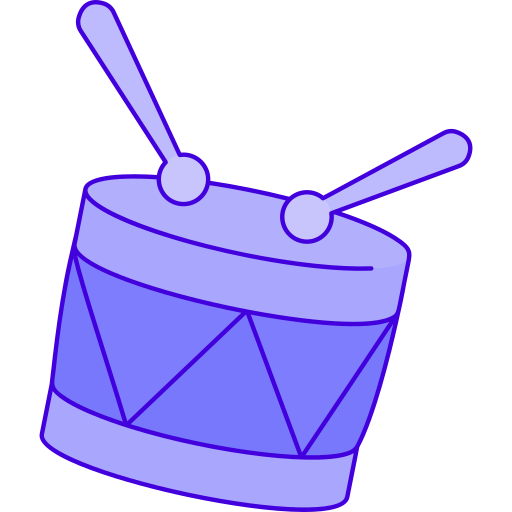 Drum Generic color outline icon