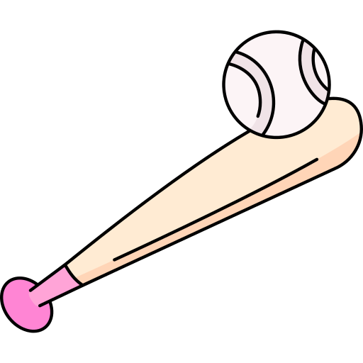 baseball Generic color outline icona