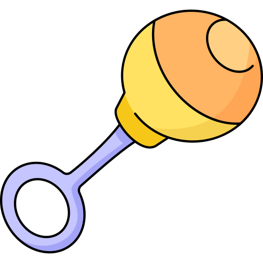Детская погремушка Generic color outline иконка