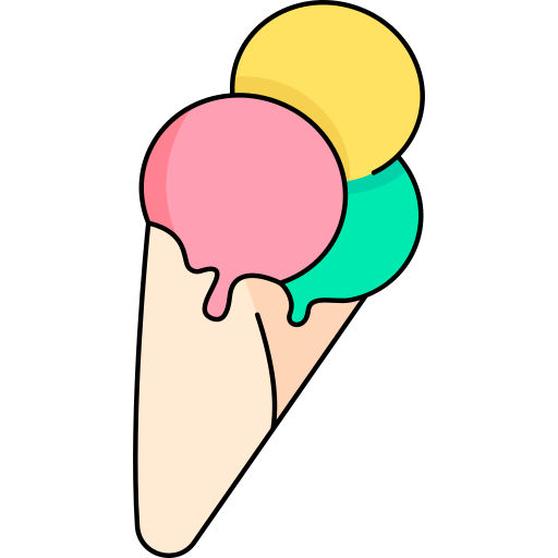 Ice cream cone Generic color outline icon