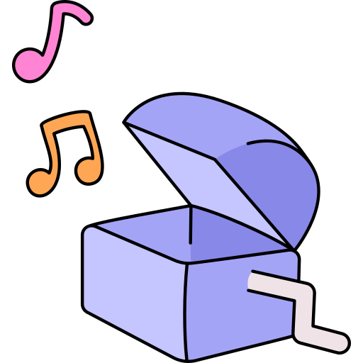 Музыкальная коробка Generic color outline иконка