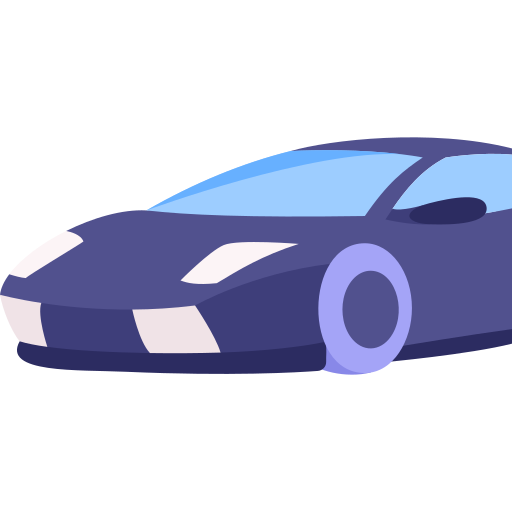 Car Generic color fill icon