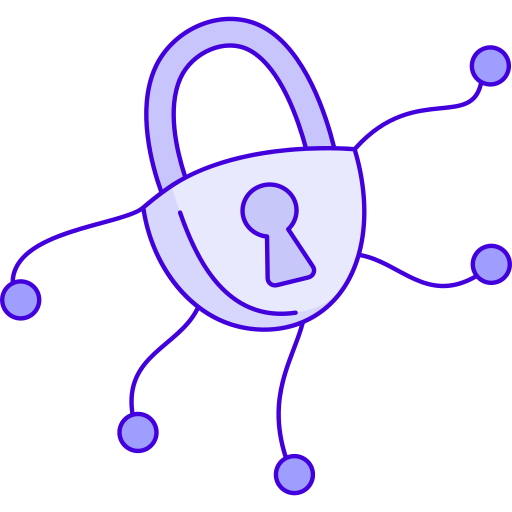 Encrypted Generic color lineal-color icon