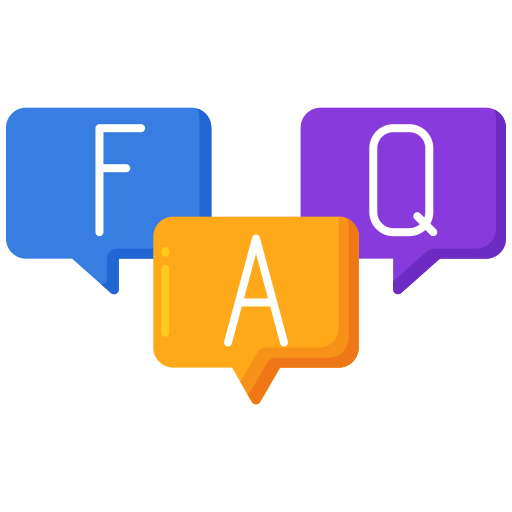 preguntas más frecuentes Flaticons Flat icono
