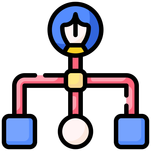 diagramma di flusso Generic color outline icona