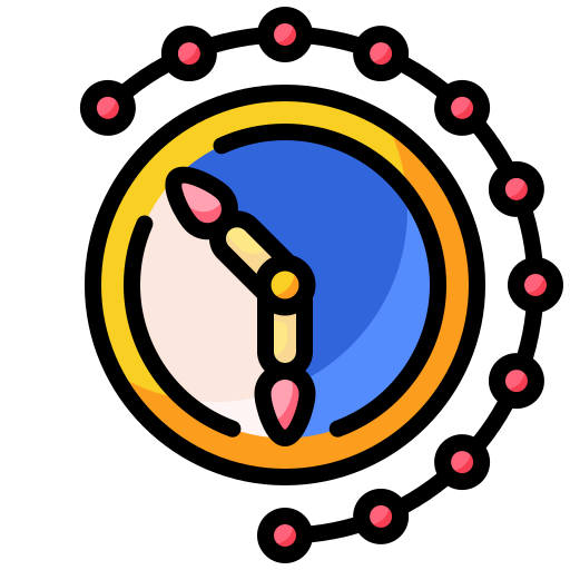Working hours Generic color outline icon