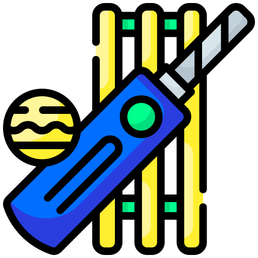 Cricket Generic color outline icon