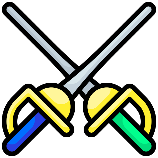 Fencing Generic color outline icon