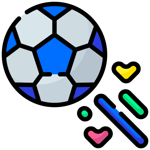 Football Generic color outline icon