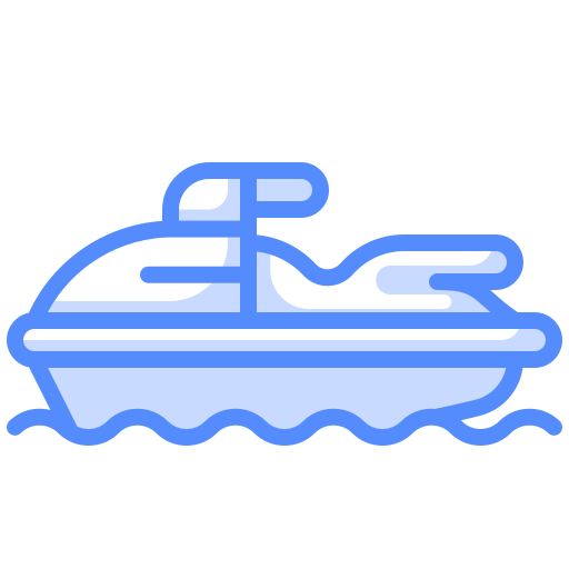 Jet ski Generic color lineal-color icon