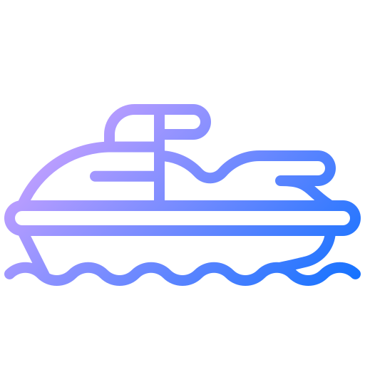 moto acuática Generic gradient outline icono