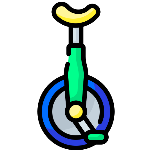 一輪車 Generic color outline icon