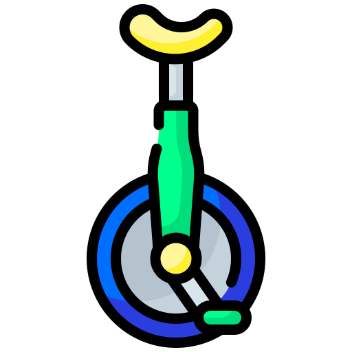 Unicycle Generic color outline icon