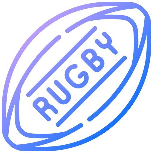 rugby Generic gradient outline icoon