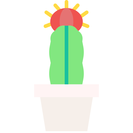 Moon cactus Good Ware Flat icon