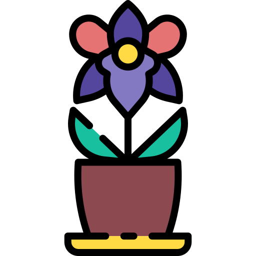 Orchid Good Ware Lineal Color icon