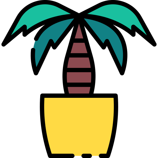 Palm Good Ware Lineal Color icon