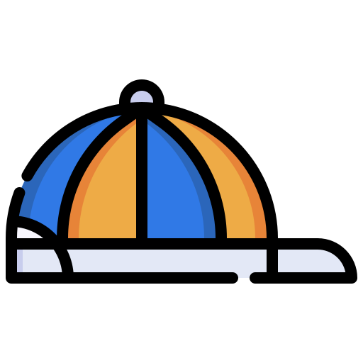 gorra Generic color outline icono
