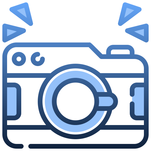 kamera Generic gradient lineal-color icon