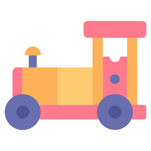 tren de juguete Good Ware Flat icono