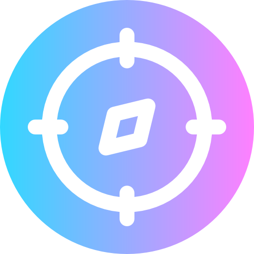Compass Super Basic Rounded Circular icon