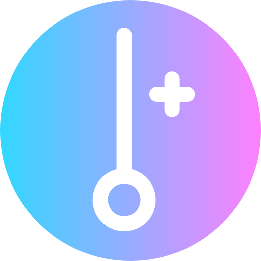 termómetro Super Basic Rounded Circular icono