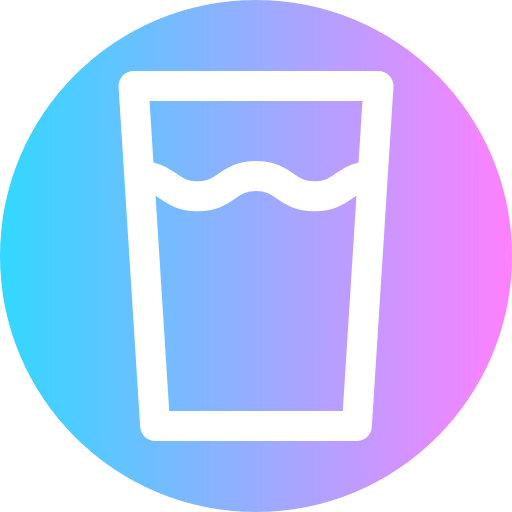 drankje Super Basic Rounded Circular icoon