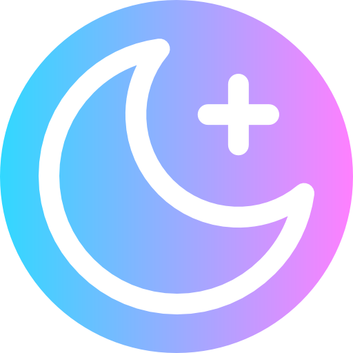 schlafen Super Basic Rounded Circular icon