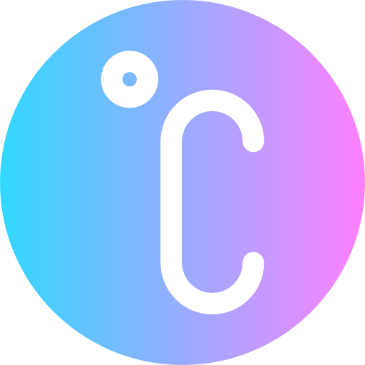 摂氏 Super Basic Rounded Circular icon