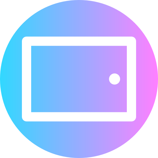 tableta Super Basic Rounded Circular icono