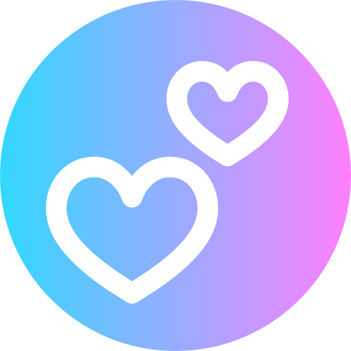 Hearts Super Basic Rounded Circular icon