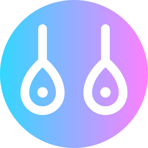 Earrings Super Basic Rounded Circular icon