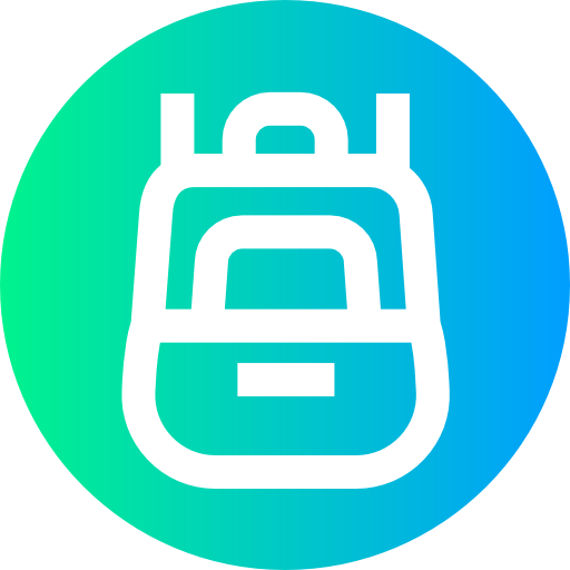 Backpack Super Basic Straight Circular icon
