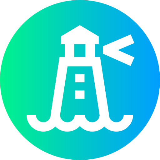 Lighthouse Super Basic Straight Circular icon