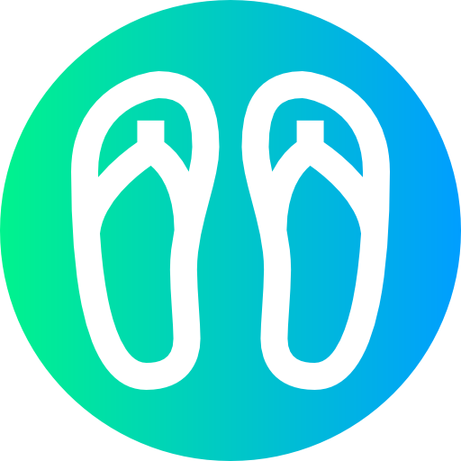 Flip flops Super Basic Straight Circular icon