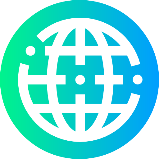세계적인 Super Basic Straight Circular icon