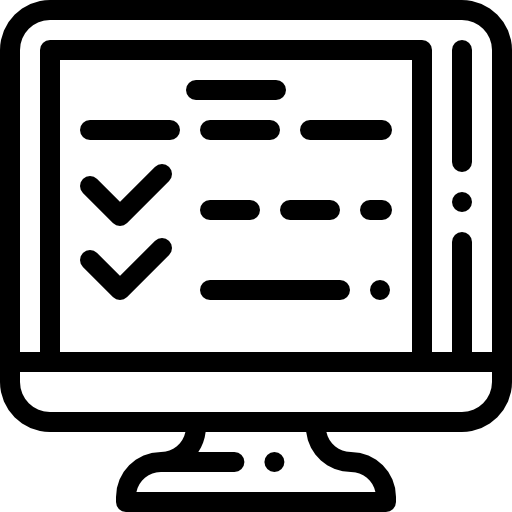 컴퓨터 Detailed Rounded Lineal icon