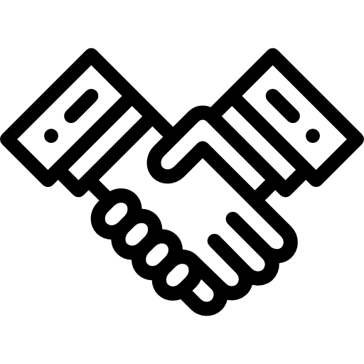 ハンドシェーク Detailed Rounded Lineal icon