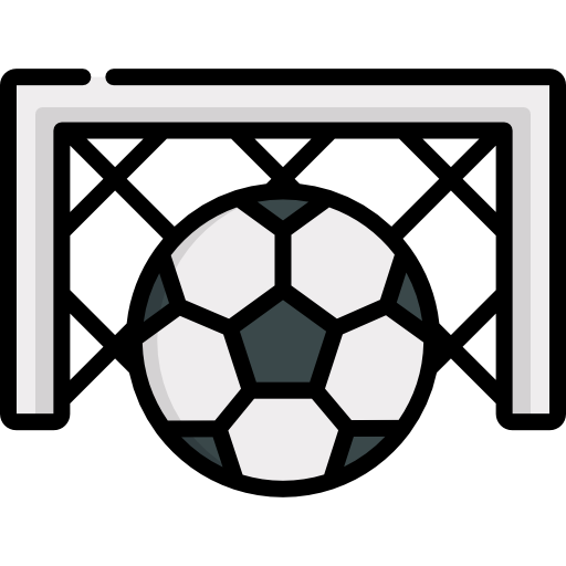 fútbol Kawaii Lineal color icono
