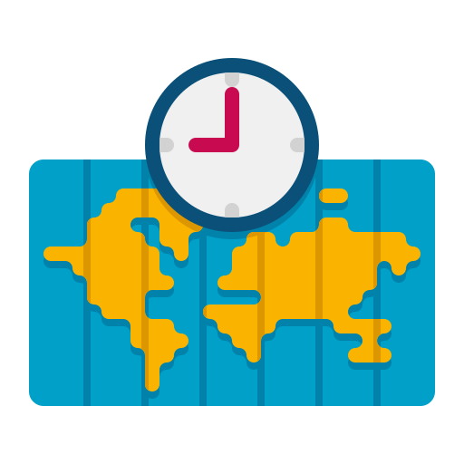 Time zone Flaticons Flat icon
