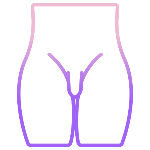 mannelijk lichaam Icongeek26 Outline Gradient icoon