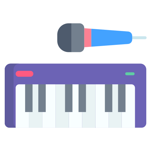 piano Icongeek26 Flat icono