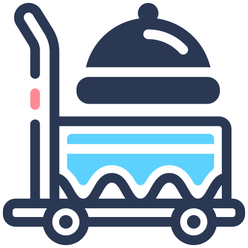 Food trolley Generic color lineal-color icon
