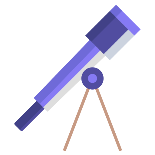 telescópio Icongeek26 Flat Ícone