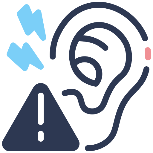 Hearing Generic color lineal-color icon