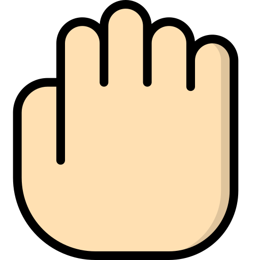 Hand Basic Miscellany Lineal Color icon