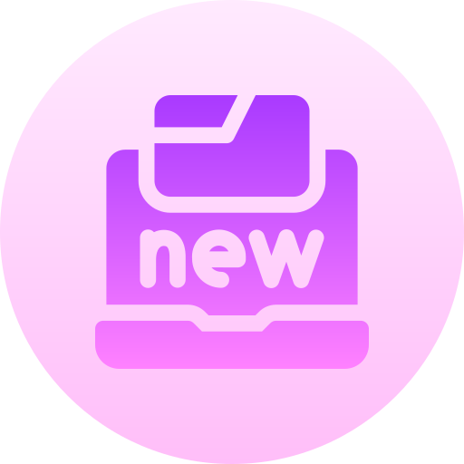 New features Basic Gradient Circular icon