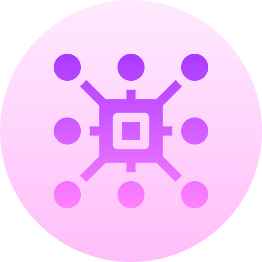 Automated Basic Gradient Circular icon