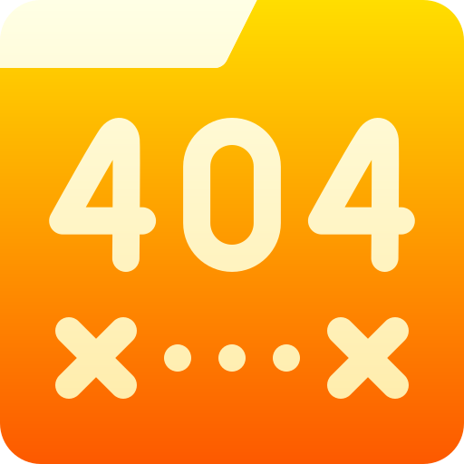 Ошибка 404 Basic Gradient Gradient иконка