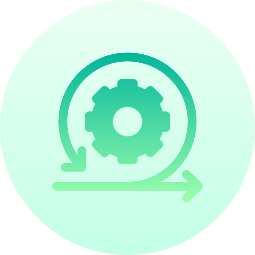 Agile Basic Gradient Circular icon